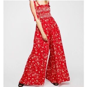 Free People Wide Leg Jumpsuit - XS